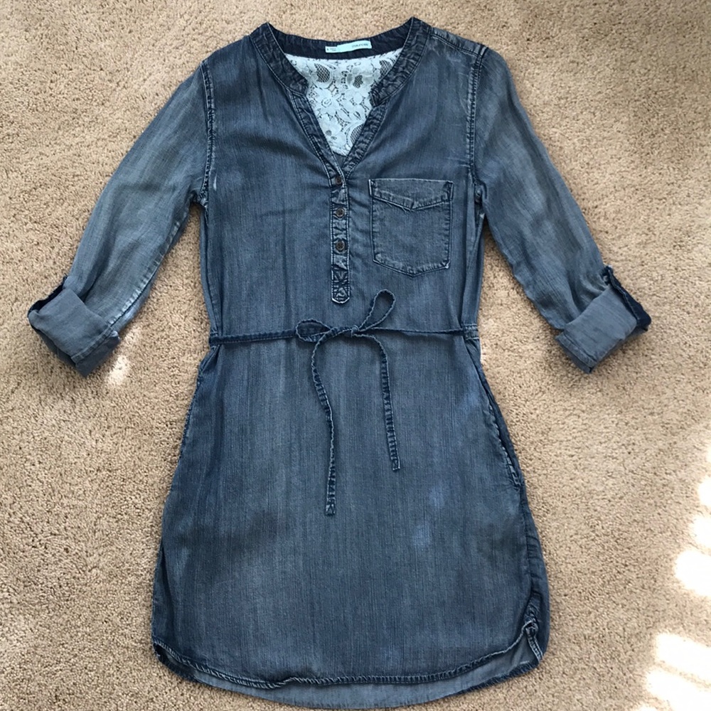 Chambray Denim Dress